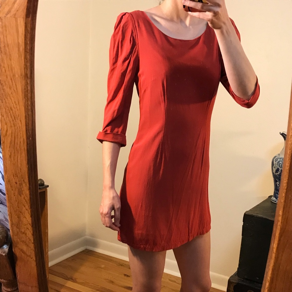 Freebird Orange/Red Dress